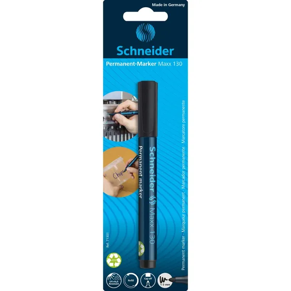 Permanentais marķieris Schneider melns BS26