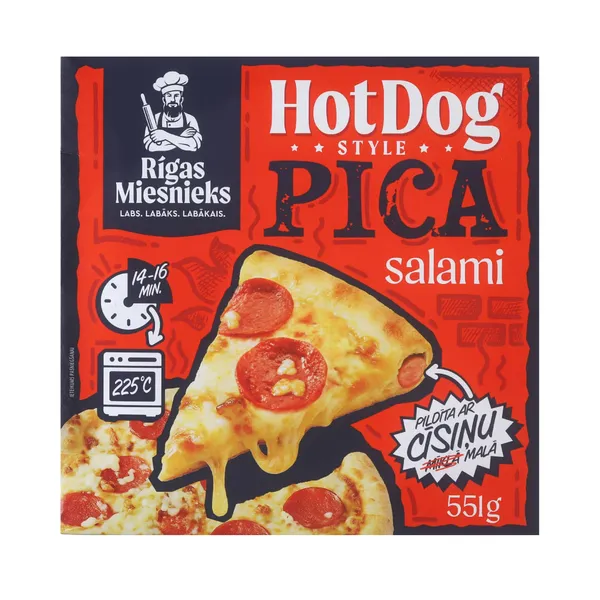 Pica Rīgas Miesnieks Hot Dog Style salami 551g