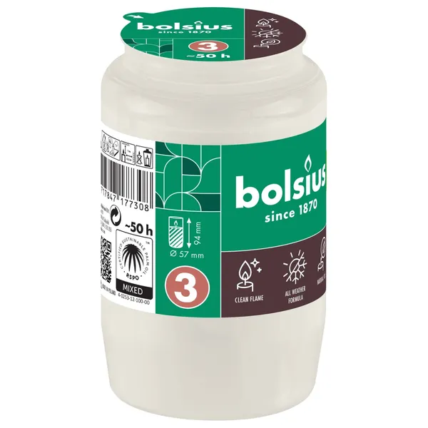 Piemiņas sveces BOLSIUS 50h