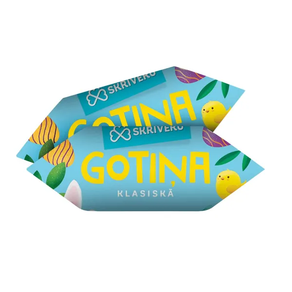 Piena konfektes Skrīveru Gotiņa klasiskā ar Lieldienu ticējumiem kg