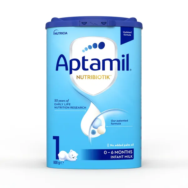 Piena maisījums Aptamil 1 no dzimšanas 800g