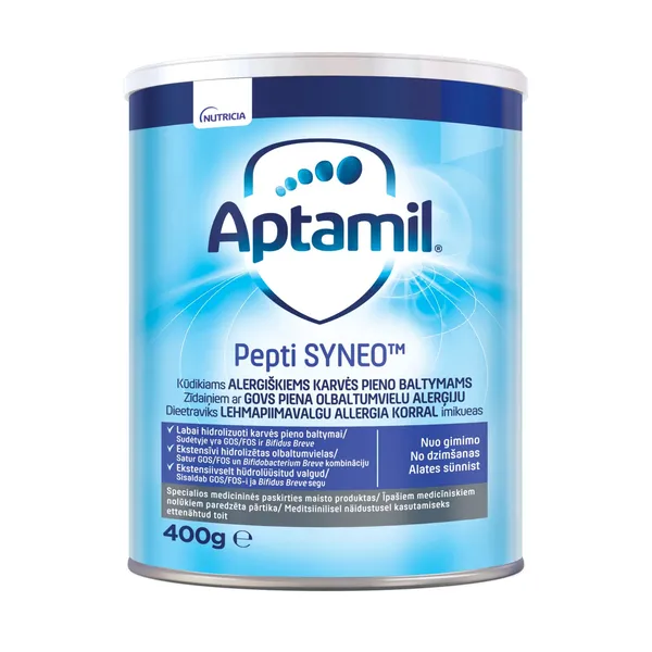 Piena maisījums Aptamil Pepti Syneo zīdaiņiem no dzimšanas 400g