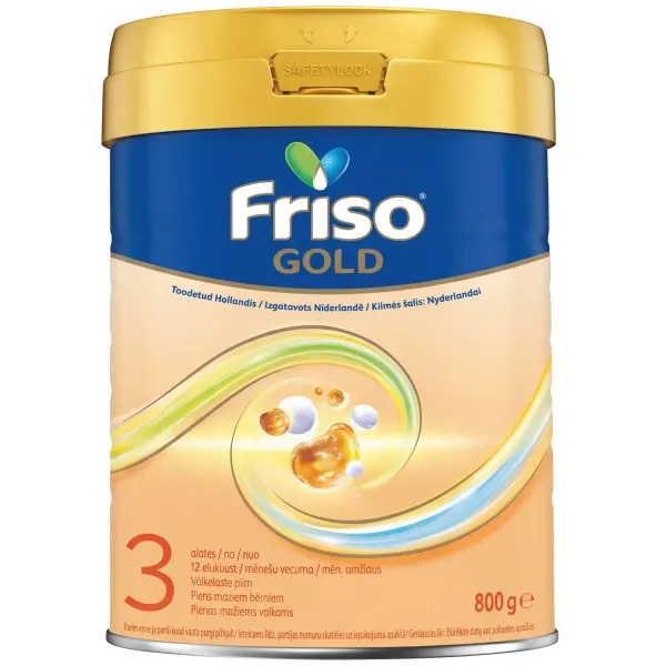 Piena maisījums Friso Gold 3 no 12mēn. 800g