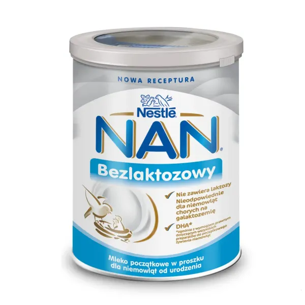 Piena maisījums Nan zīdaiņiem, no dzimšanas, bez laktozes 400g
