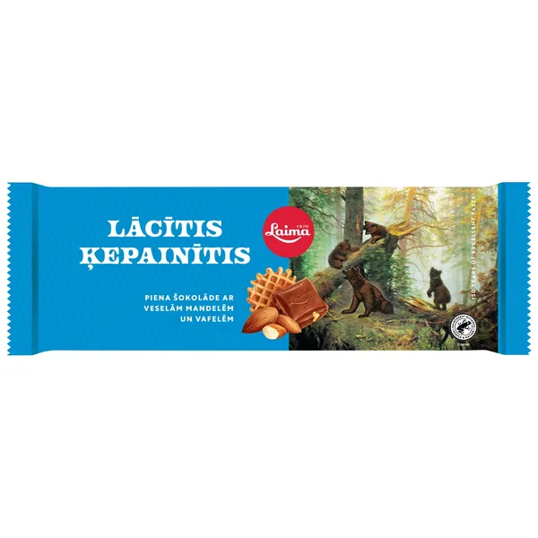 Šokolāde piena Laima Lācītis Ķepainītis 190g