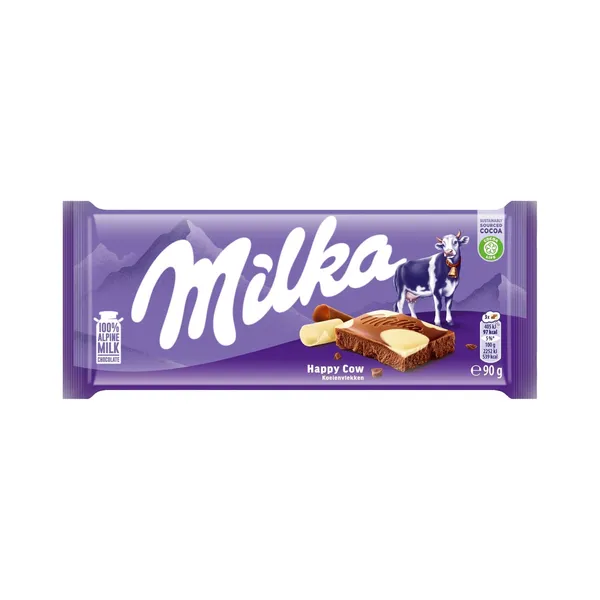 Piena šokolāde Milka Happy Cows 90g