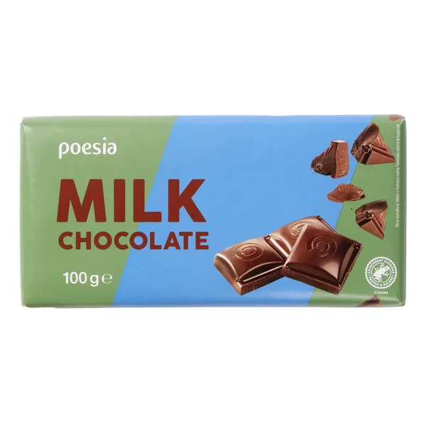 Piena šokolāde Poesia 100 g