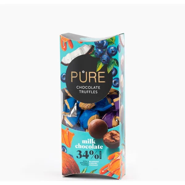 Piena šokolādes trifeļu izlase Pure Chocolate 108g
