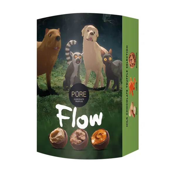Piena šokolādes trifeļu izlase Pure Chocolate Straume 108g
