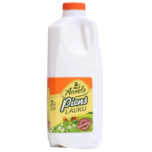 *Piens lauku 3,5% 2 L, pl. pudelē, Annele