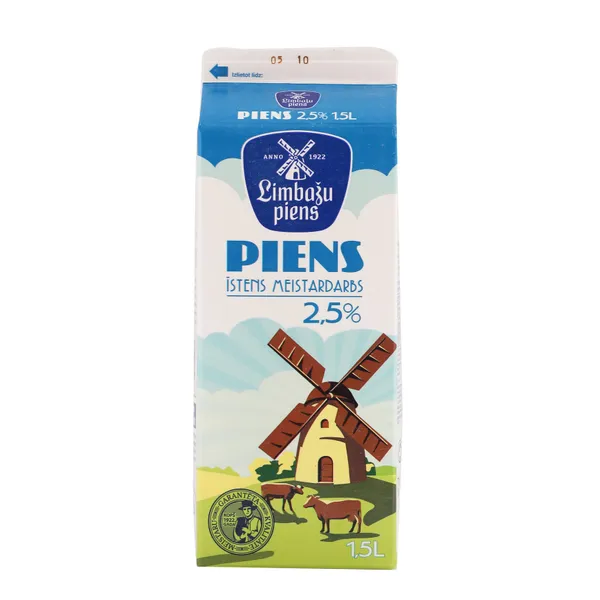 Piens Lielais LIMBAŽU PIENS 2.5% 1.5L
