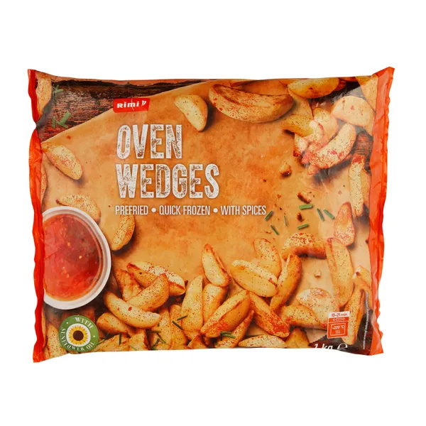 Pikantās kartupeļu daiviņas apceptas Rimi 1kg