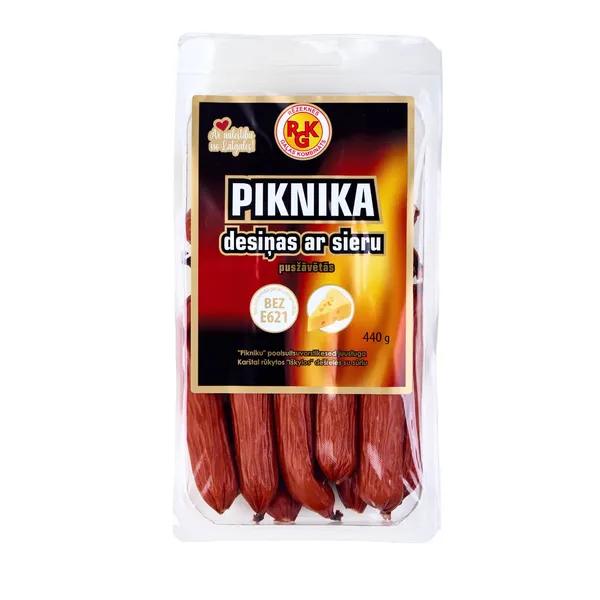 Piknika desiņas RGK ar sieru pusžāvētās 440g