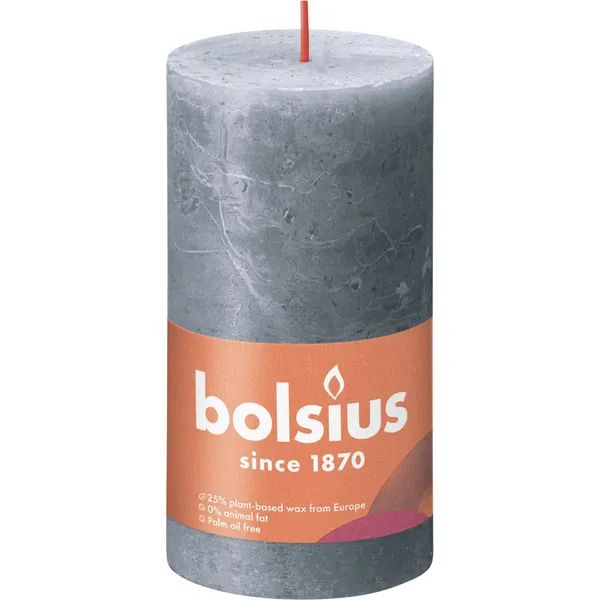 Pīlāra svece Bolsius 13x7cm zila