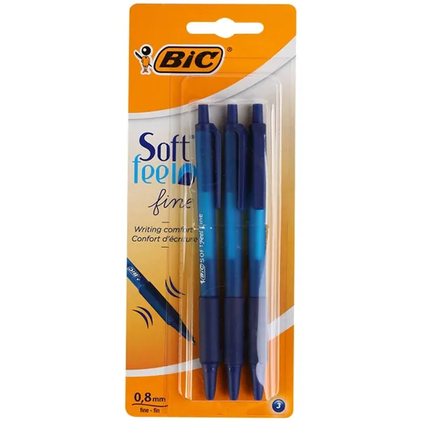 Pildspalva Bic zila 0,8 mm 3 gab. BS26