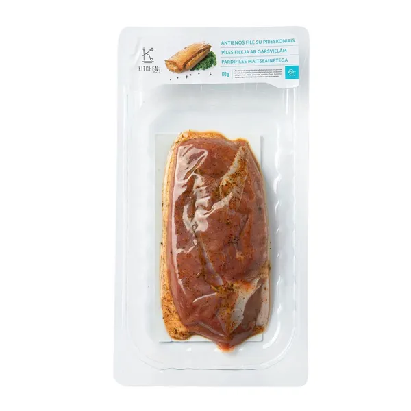 Pīles fileja Kitchen Me ar garšvielām 170g