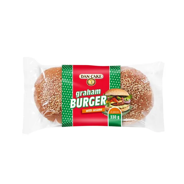 Pilngraudu Graham burgera Dan Cake maizītes 330g