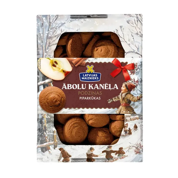 Piparkūkas podziņas ar ābolu un kanēli 280g