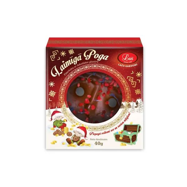 Piparkūka LAIMĪGĀ POGA LĀČI 40g