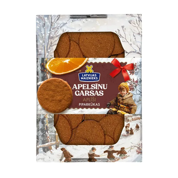 Piparkūkas aplīši ar apelsīnu garšu 280g