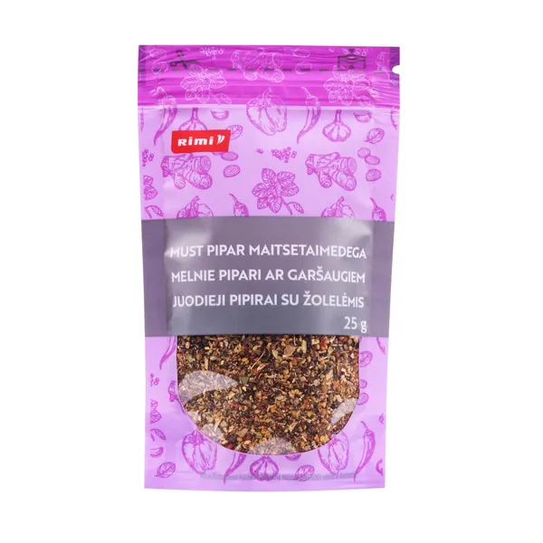 Piparu maisījums Rimi ar garšaugiem 25g