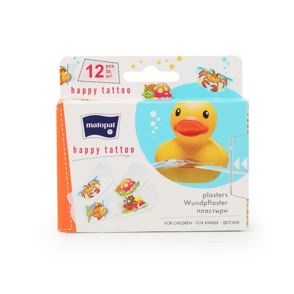 Plaastrid Happy Tatoo 12 tükid