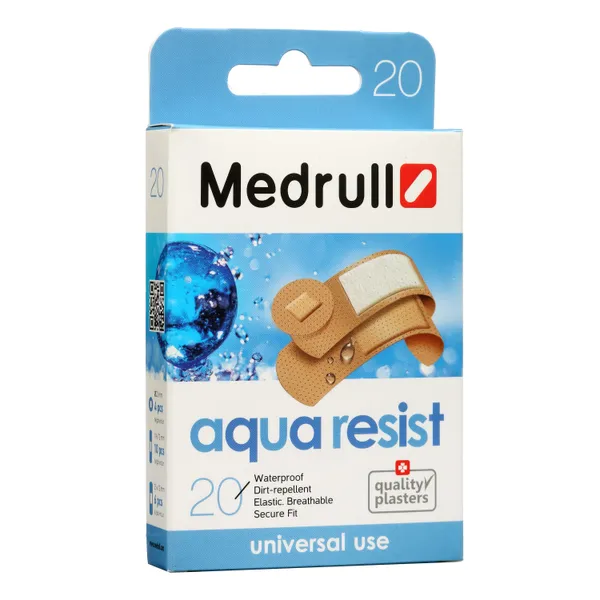 Plāksteri Medrull Aqua Resist 20 gab.