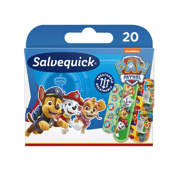 Plāksteri Salvequick Paw Patrol bērniem 20gab.