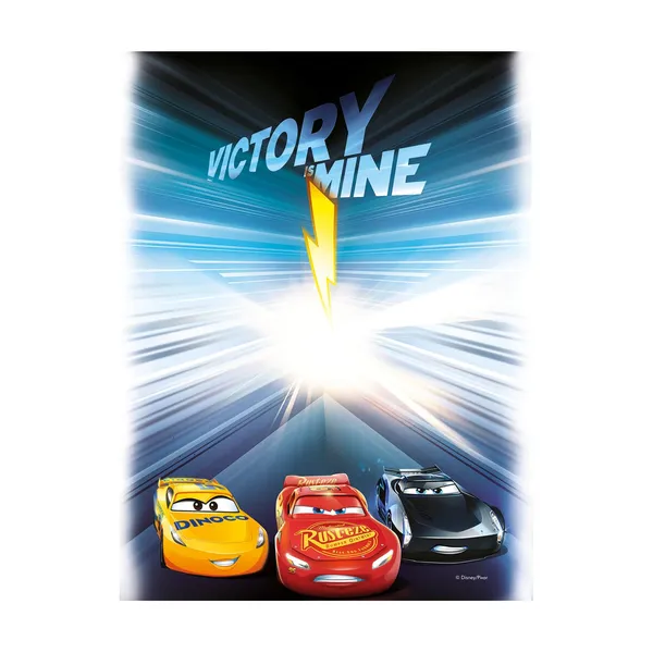 Plastmasas galdauts Cars 120x180cm