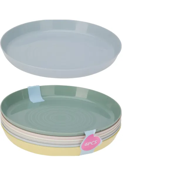 Plastmasas šķīvju komplekts, 6 gab. SO26