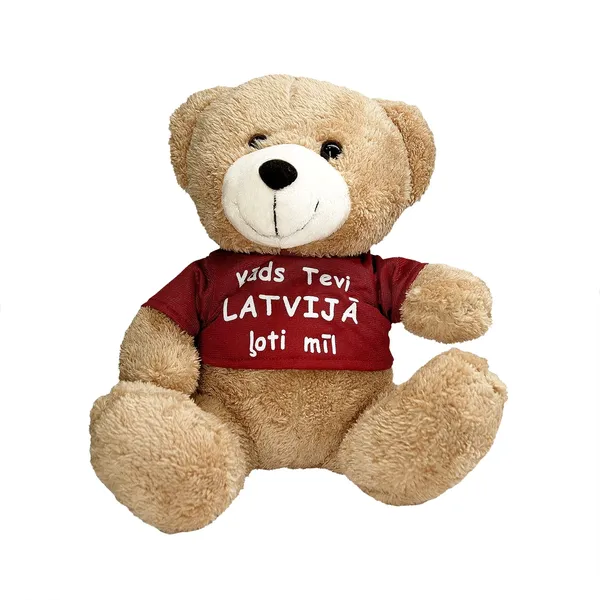 Plīša lācis Baltijas Suveniri liels