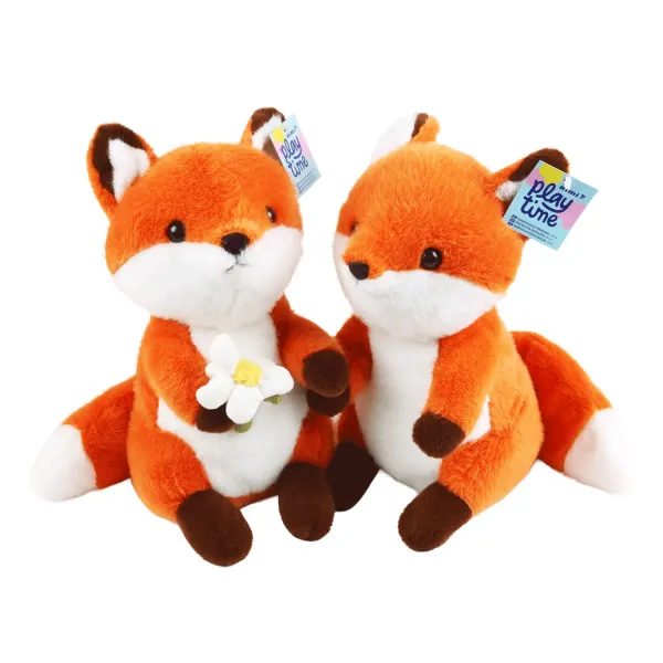 Plīša lapsa Rimi Playtime 29cm, krāsa un dizains var atšķirties