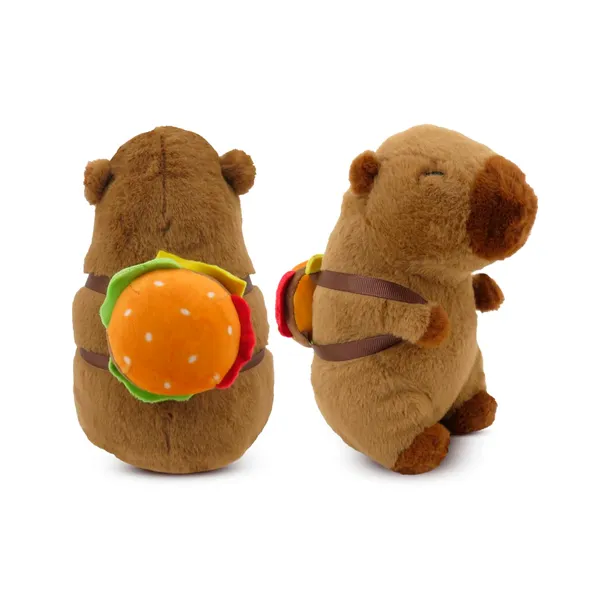 Plīša rotaļlieta kapibara ar maisiņu 17 cm, krāsa un dizains var atšķirties