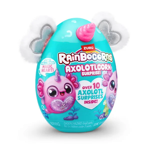 Plīša rotaļlieta Rainbocorns ar aksesuāriem Axolotcorn 92120 krāsa un dizains var atšķirties