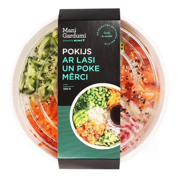 Pokijs ar lasi un poke mērci 320g