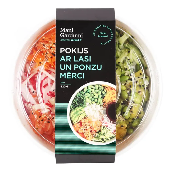 Pokijs ar lasi un ponzu mērci 320g