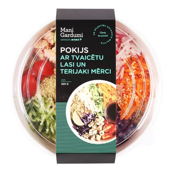 Pokijs ar tvaikotu lasi un teriyaki 320g