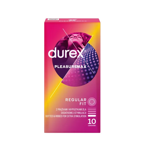 Prezervatīvi DUREX Pleasuremax 10gab.