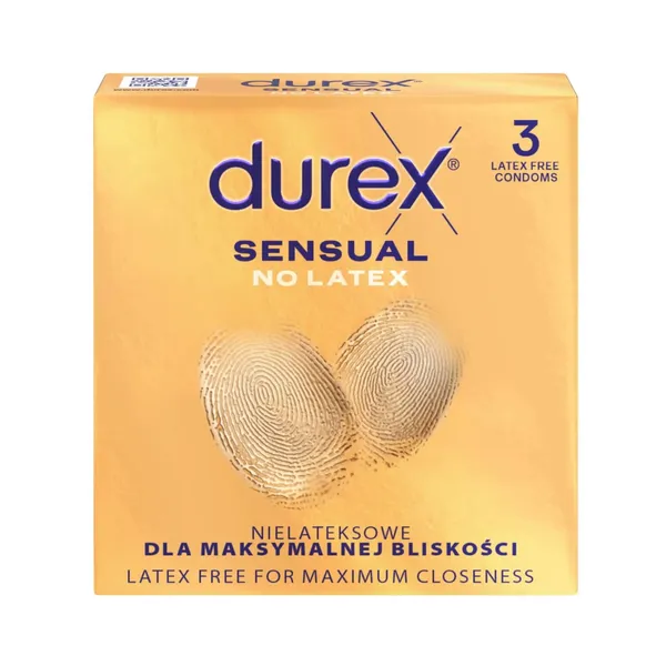 Prezervatīvi Durex Sensual No Latex 3gab.