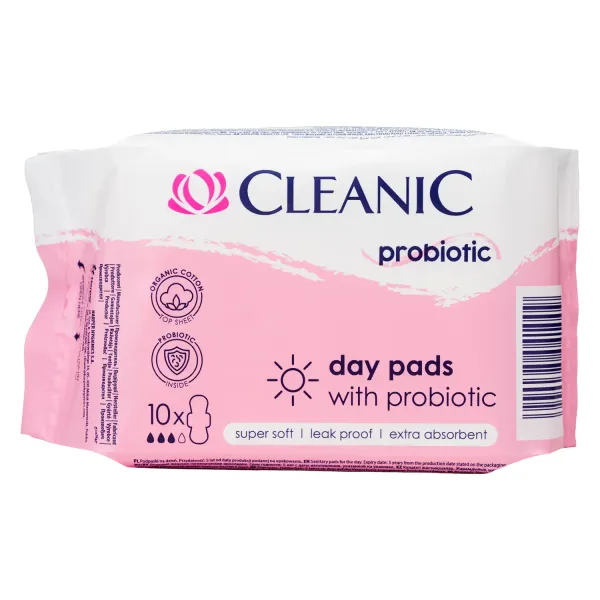 Probiotiskās dienas higiēniskās paketes Cleanic 10gab.
