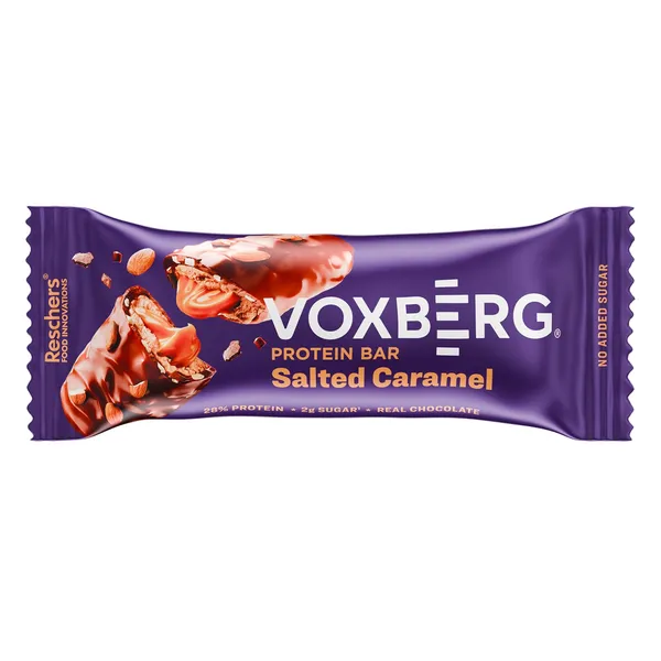 Proteīna batoniņš Voxberg sālītās karameles garša ar saldinātājiem 50g