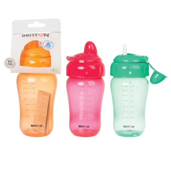 Pudele Britton ar mīkstu snīpīti, pilienu droša 270ml