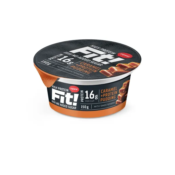48H Pudiņš FIT! Proteīna, ar sāļo karameli, 150g