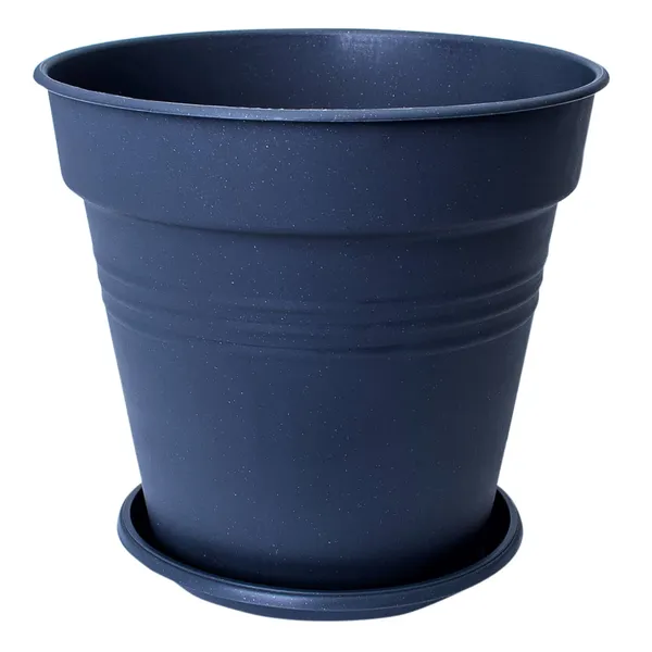 Puķupods Aleana gloria ar paplāti 18,5 cm granīts SG26