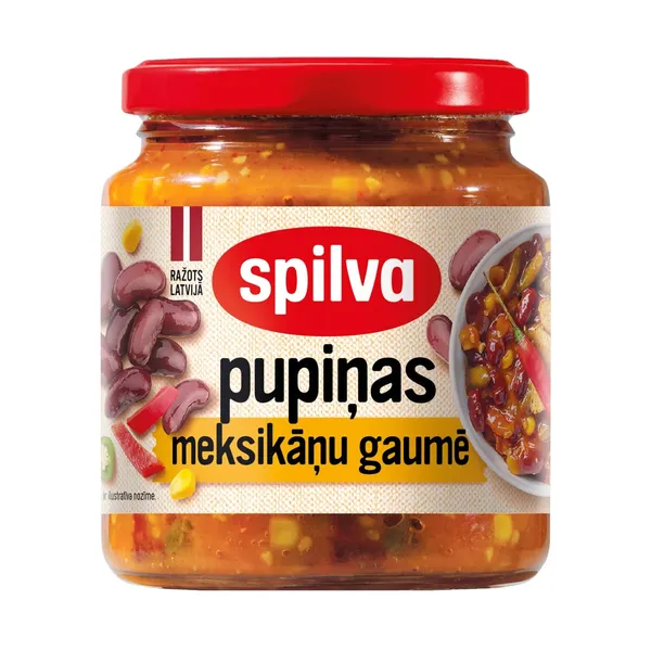 Pupiņas meksikāņu gaumē 560g