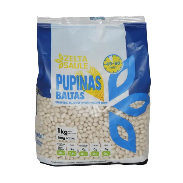 Pupiņas ZELTA SAULE baltās 1kg