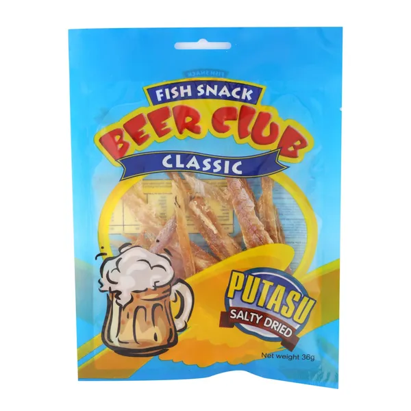 Vītināta putasu zivs (salmiņi) Beer Club classic 36g