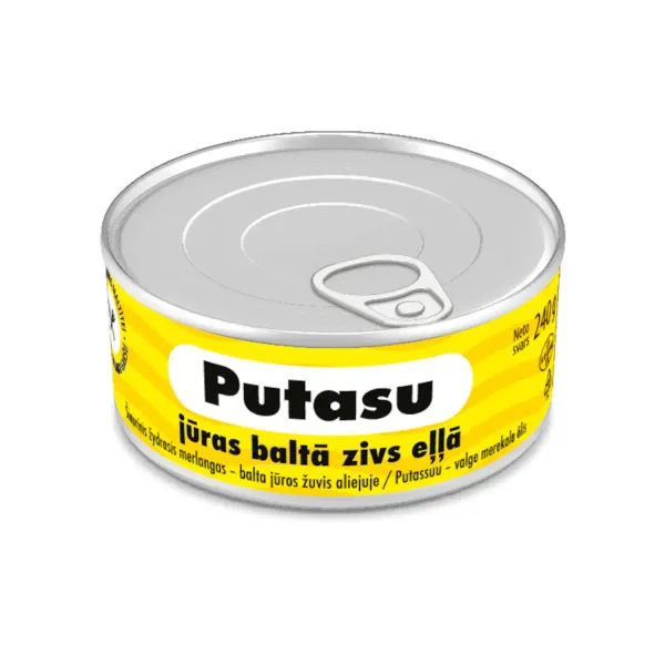 Putasu rapšu eļļā Kaija 240g