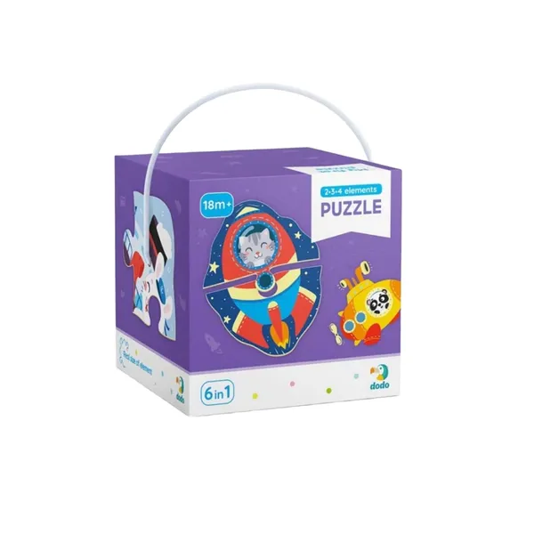 Puzle 2-3-4 elementi Transports DoDo