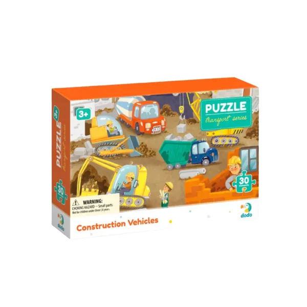 Puzle Būvniecības transports DoDo 30 gab.